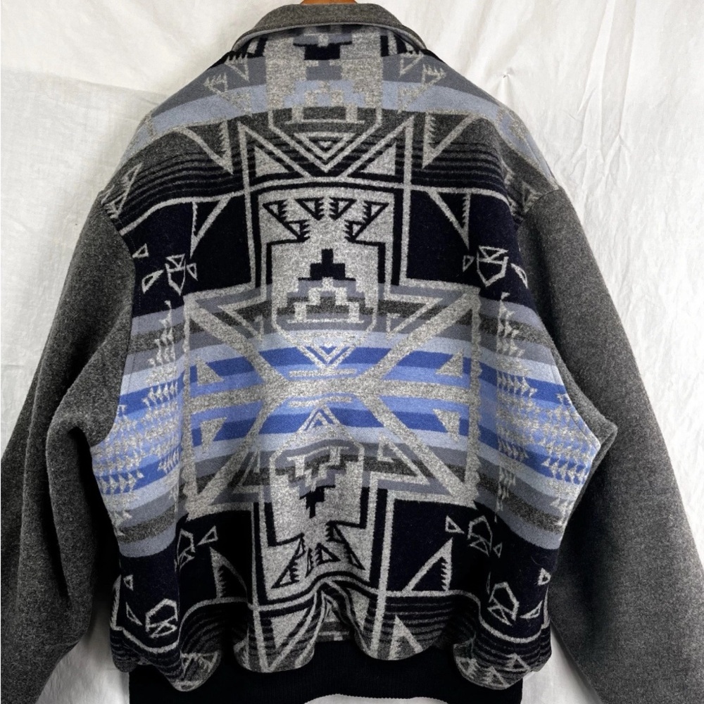 Vintage Pendleton Wool Bomber Jacket Men XXL High… - image 15